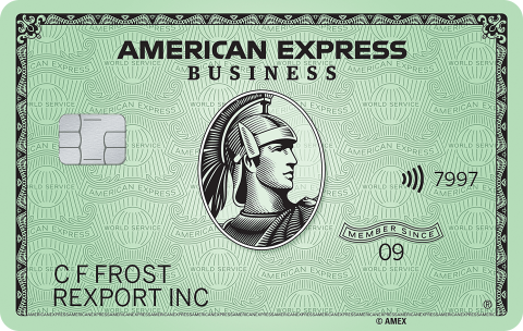 credit card art for: Business Green Rewards Card