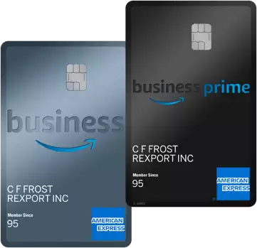 American Express Amazon and Amazon Prime business cards